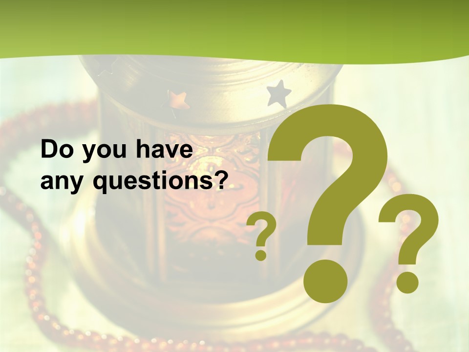 Lighting Equipment Religion Celebration PowerPoint Template