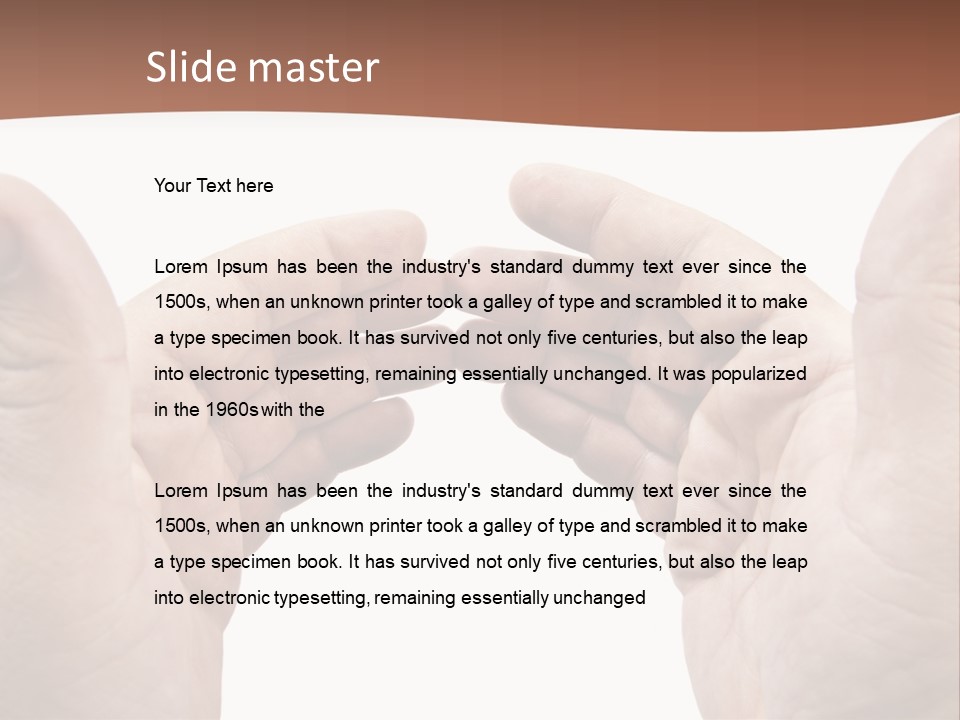 Clo Eup Religion Grandfather PowerPoint Template
