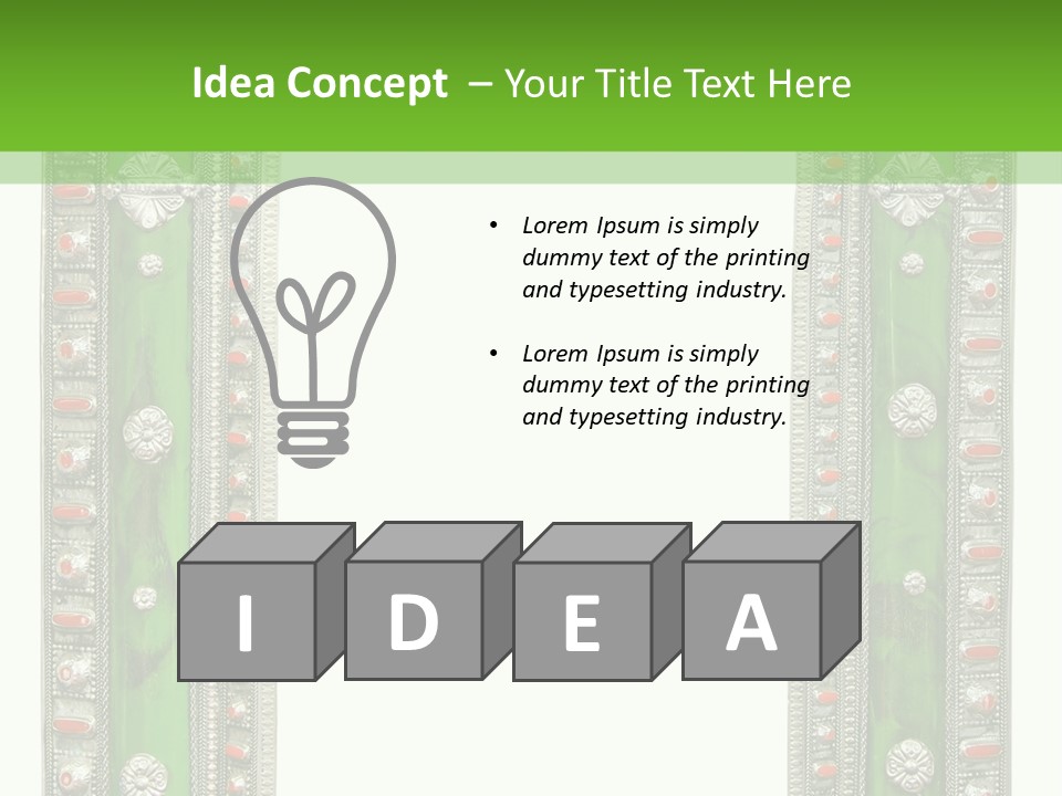 Vintage Art Decorative PowerPoint Template