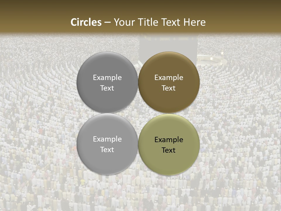 Meccah Ramadan Pilgrim PowerPoint Template