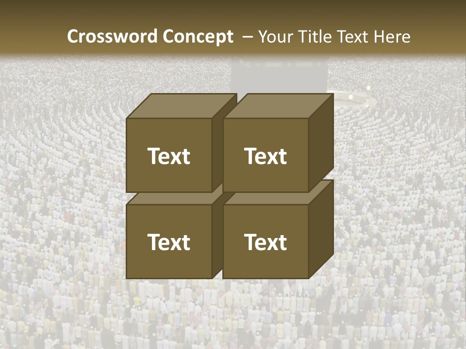 Meccah Ramadan Pilgrim PowerPoint Template