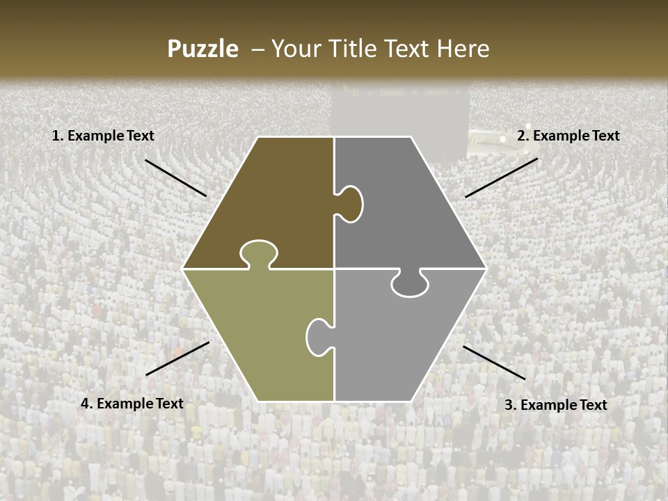 Meccah Ramadan Pilgrim PowerPoint Template