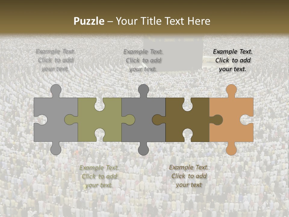 Meccah Ramadan Pilgrim PowerPoint Template