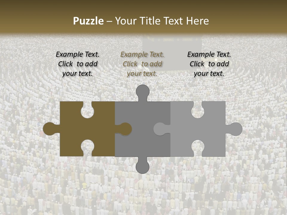 Meccah Ramadan Pilgrim PowerPoint Template