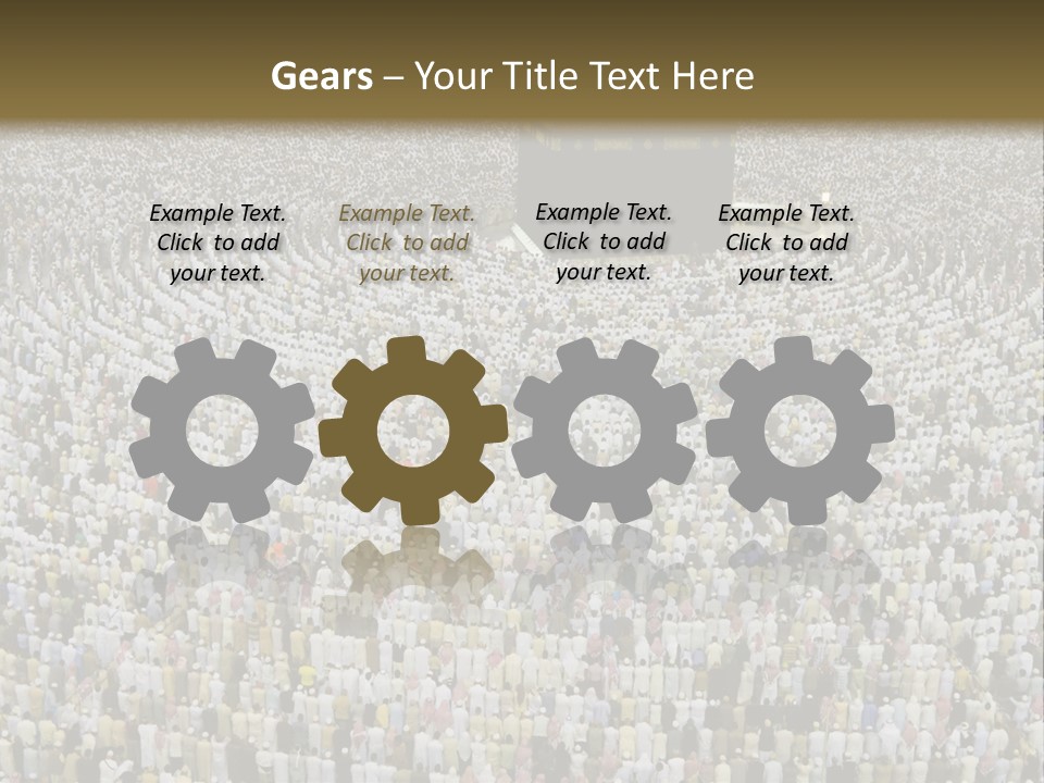 Meccah Ramadan Pilgrim PowerPoint Template