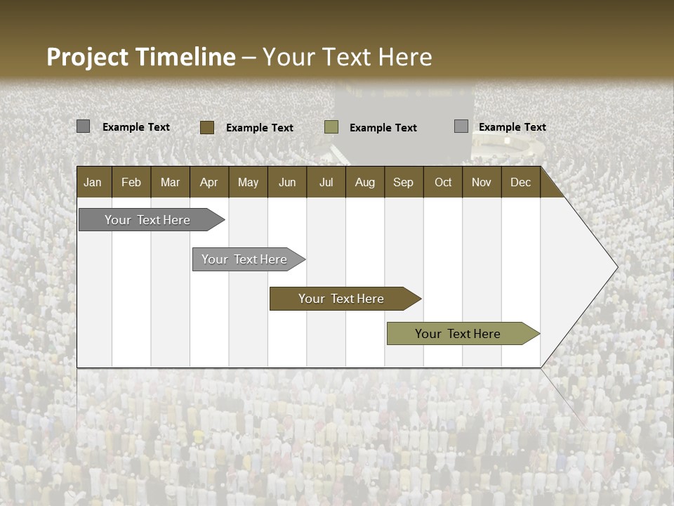 Meccah Ramadan Pilgrim PowerPoint Template