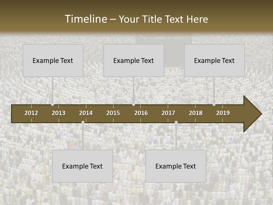 Meccah Ramadan Pilgrim PowerPoint Template