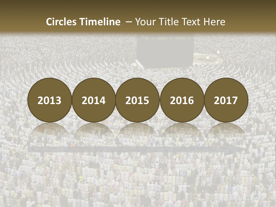 Meccah Ramadan Pilgrim PowerPoint Template