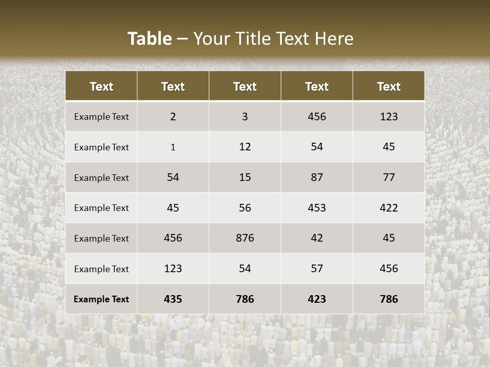 Meccah Ramadan Pilgrim PowerPoint Template