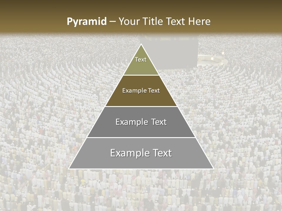 Meccah Ramadan Pilgrim PowerPoint Template