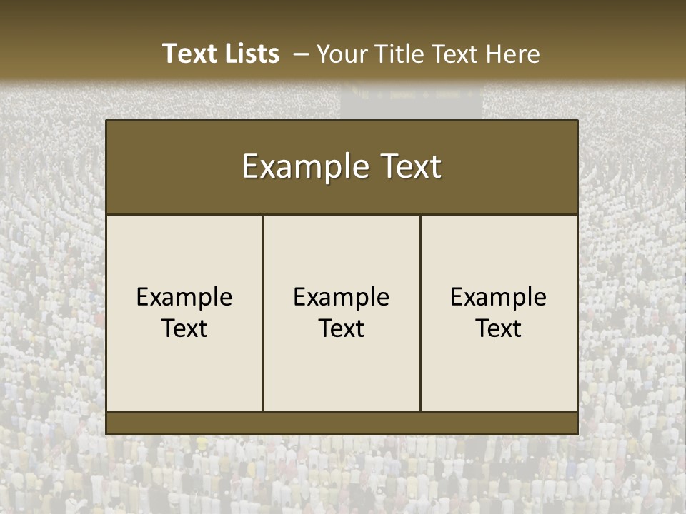 Meccah Ramadan Pilgrim PowerPoint Template