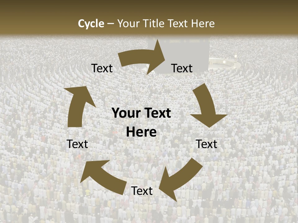 Meccah Ramadan Pilgrim PowerPoint Template