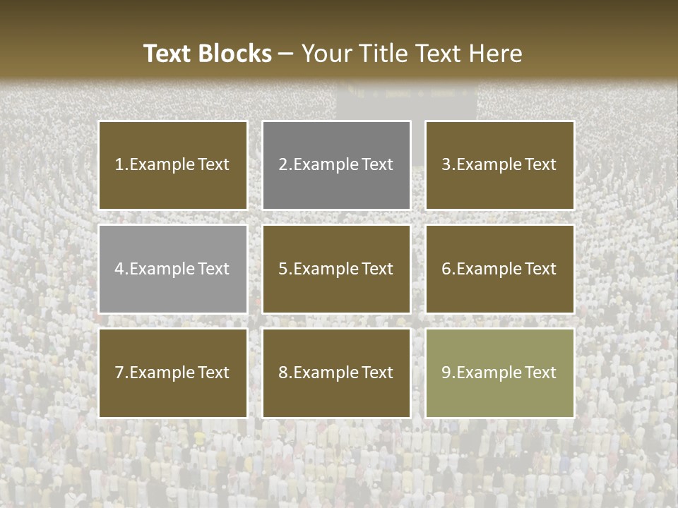 Meccah Ramadan Pilgrim PowerPoint Template