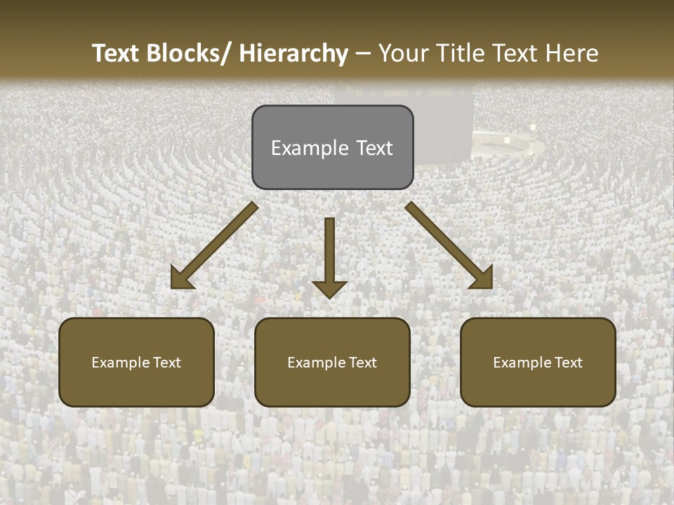 Meccah Ramadan Pilgrim PowerPoint Template
