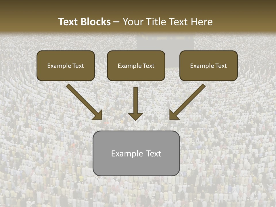 Meccah Ramadan Pilgrim PowerPoint Template