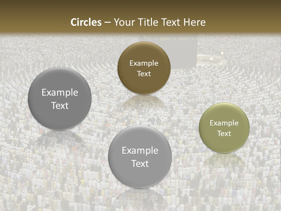 Meccah Ramadan Pilgrim PowerPoint Template