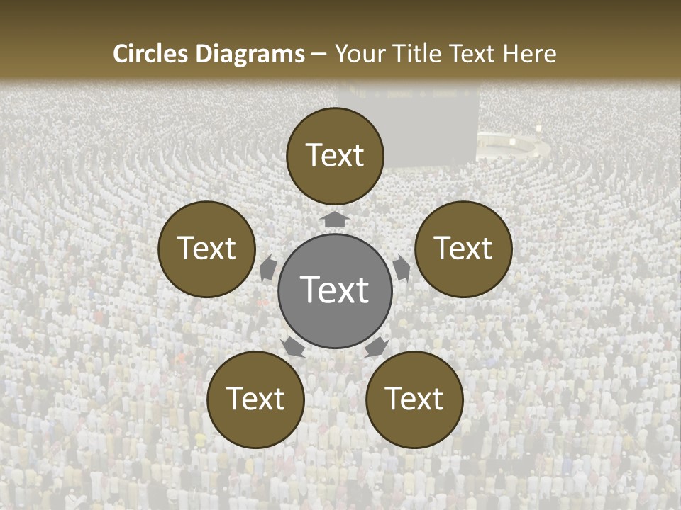 Meccah Ramadan Pilgrim PowerPoint Template