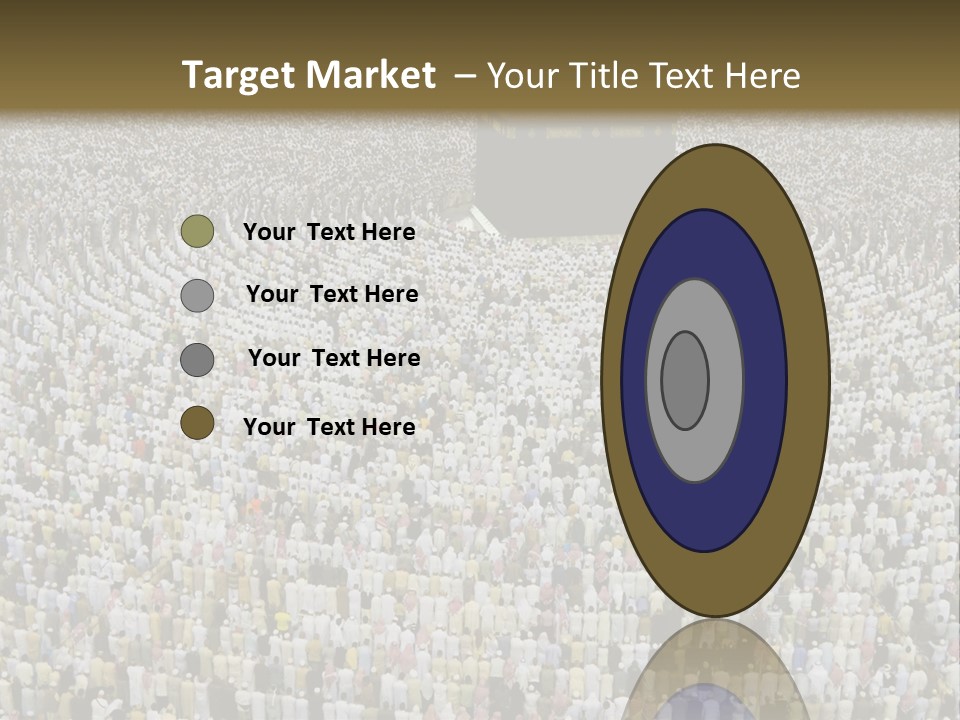 Meccah Ramadan Pilgrim PowerPoint Template