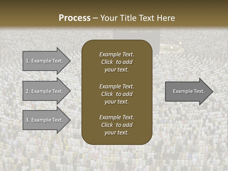 Meccah Ramadan Pilgrim PowerPoint Template