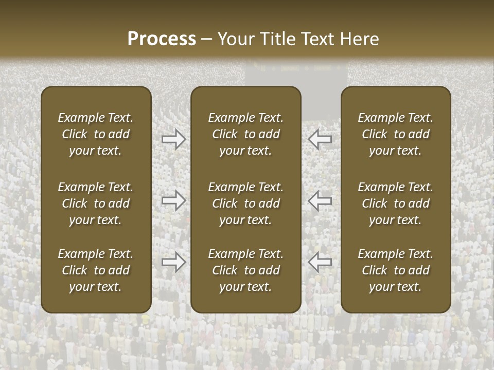 Meccah Ramadan Pilgrim PowerPoint Template