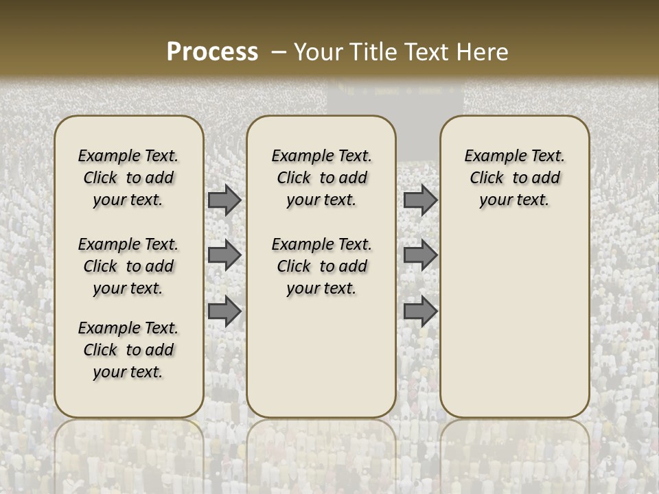 Meccah Ramadan Pilgrim PowerPoint Template