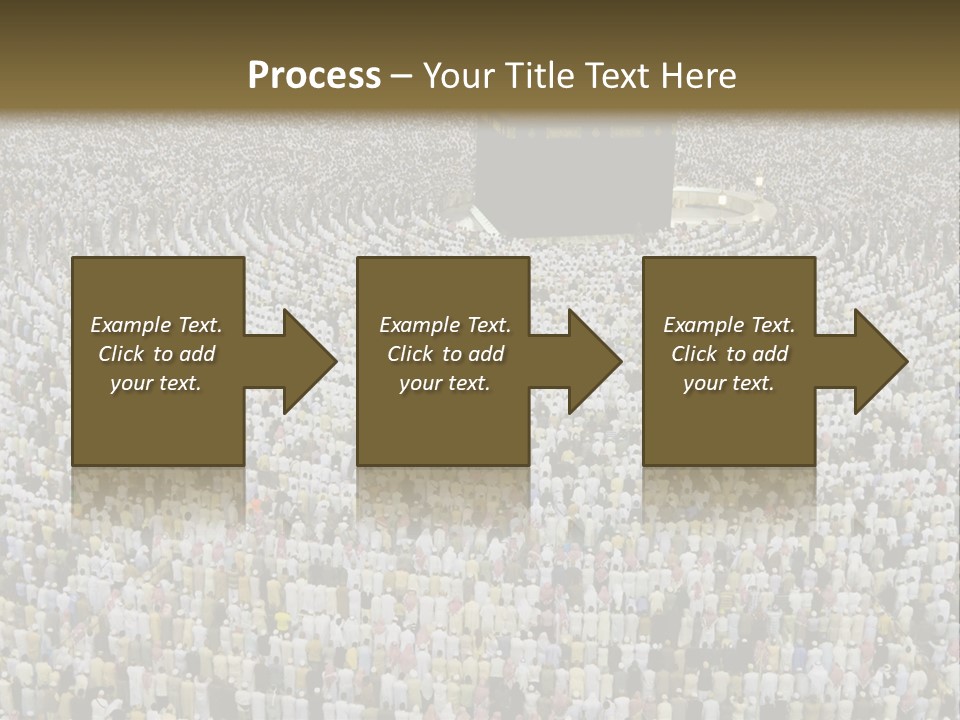 Meccah Ramadan Pilgrim PowerPoint Template