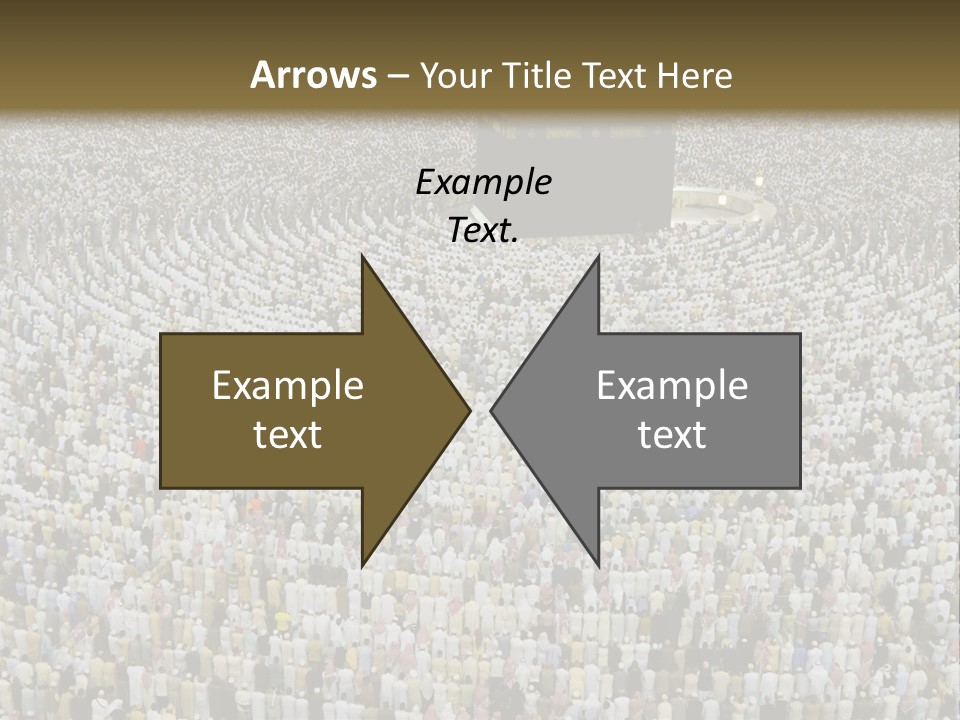 Meccah Ramadan Pilgrim PowerPoint Template