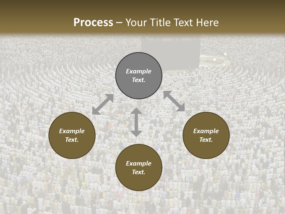 Meccah Ramadan Pilgrim PowerPoint Template