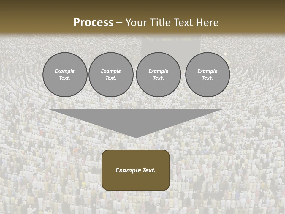 Meccah Ramadan Pilgrim PowerPoint Template