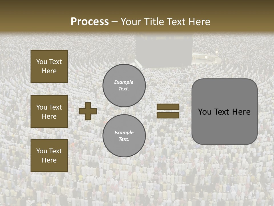 Meccah Ramadan Pilgrim PowerPoint Template