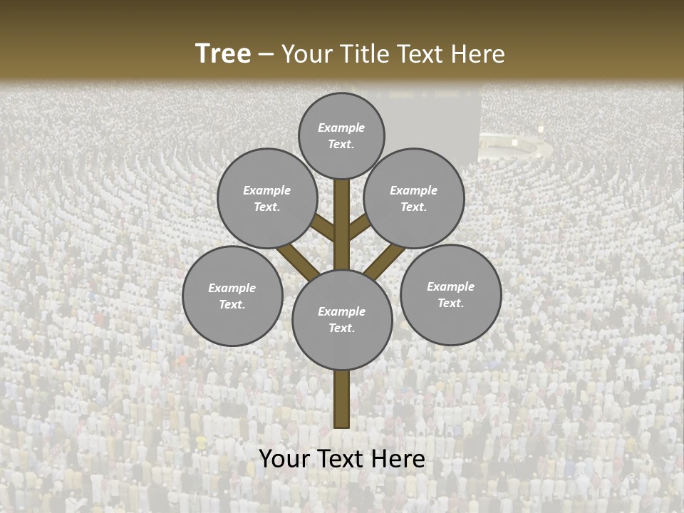 Meccah Ramadan Pilgrim PowerPoint Template