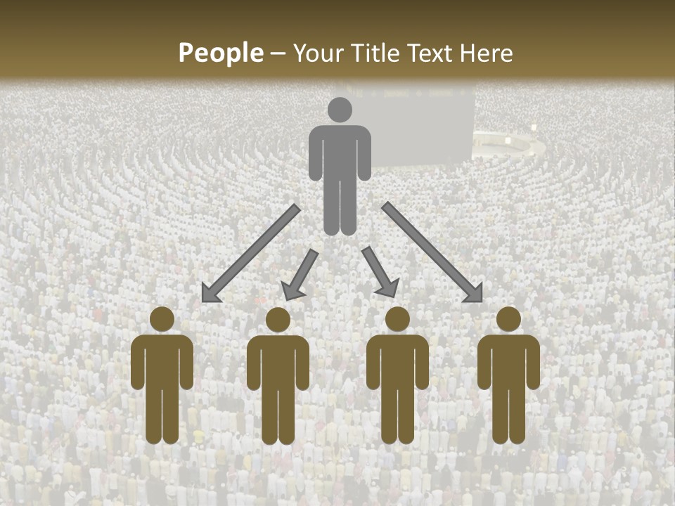 Meccah Ramadan Pilgrim PowerPoint Template