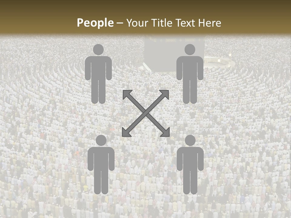 Meccah Ramadan Pilgrim PowerPoint Template