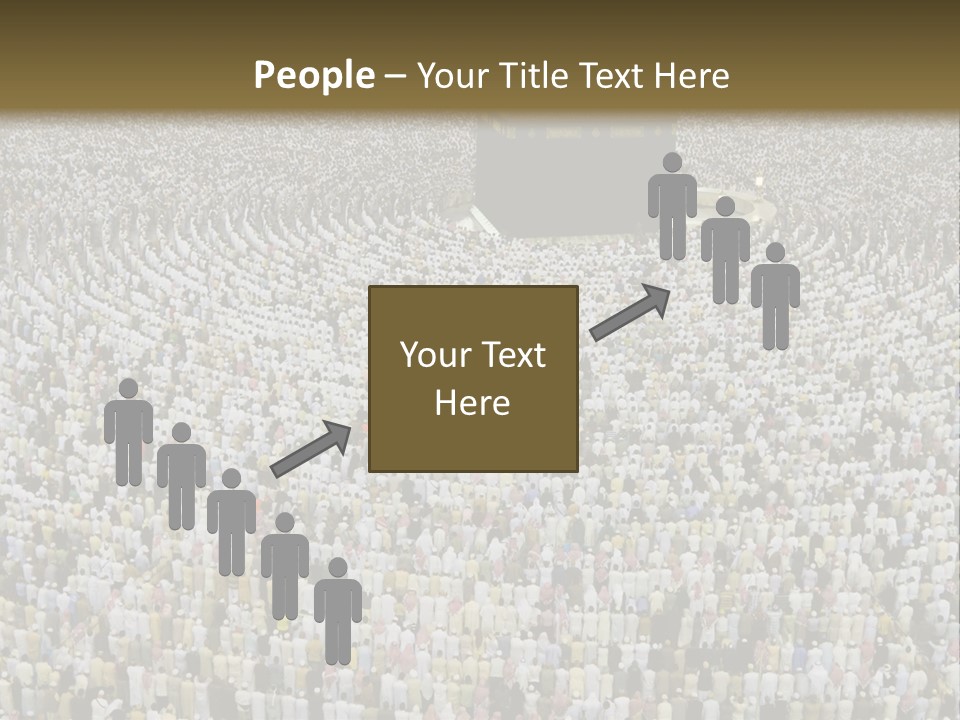 Meccah Ramadan Pilgrim PowerPoint Template