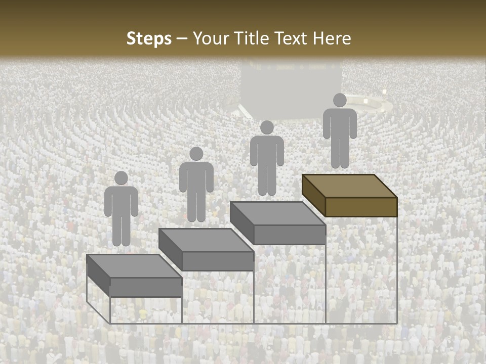 Meccah Ramadan Pilgrim PowerPoint Template