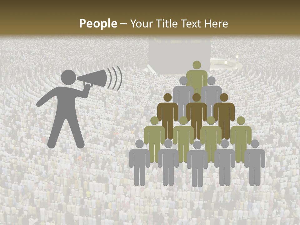 Meccah Ramadan Pilgrim PowerPoint Template