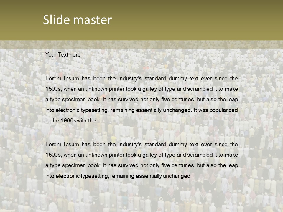 Minaret Islamic Muslim PowerPoint Template
