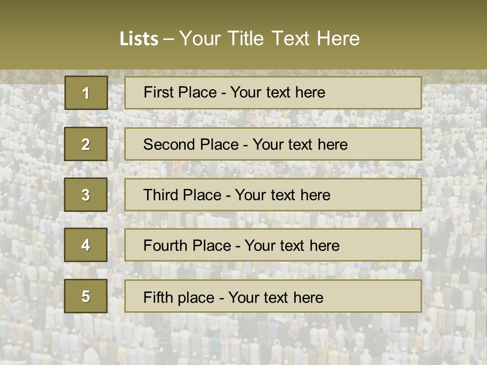 Minaret Islamic Muslim PowerPoint Template