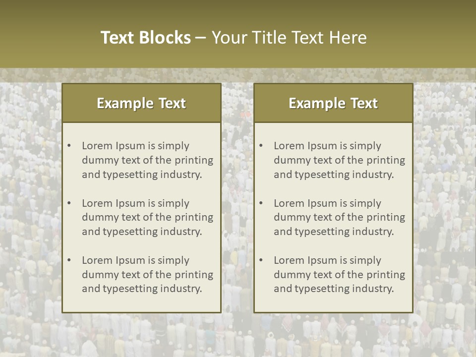 Minaret Islamic Muslim PowerPoint Template