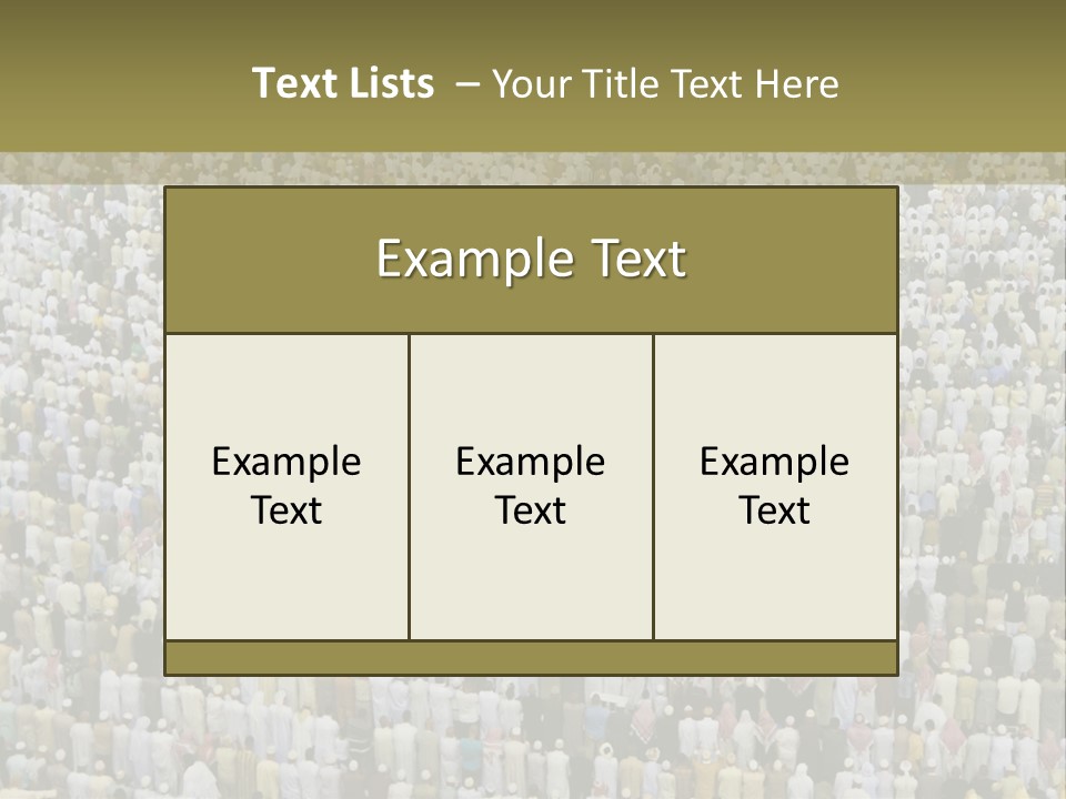 Minaret Islamic Muslim PowerPoint Template
