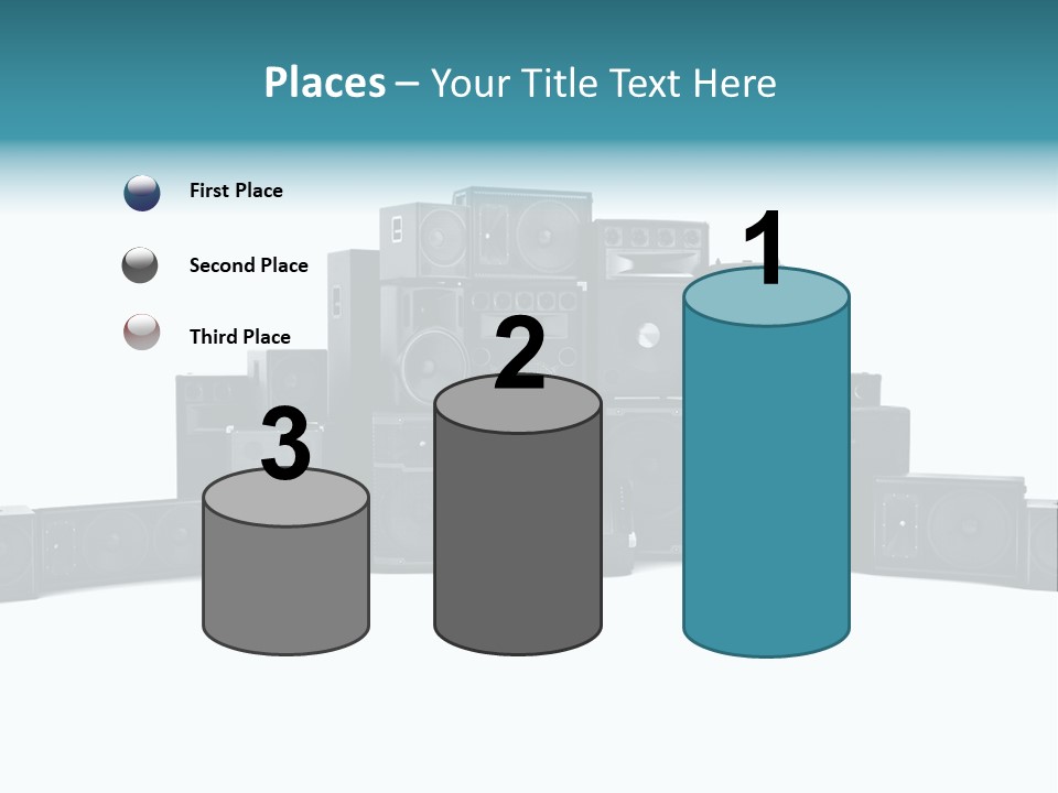 Mega White Background Box PowerPoint Template