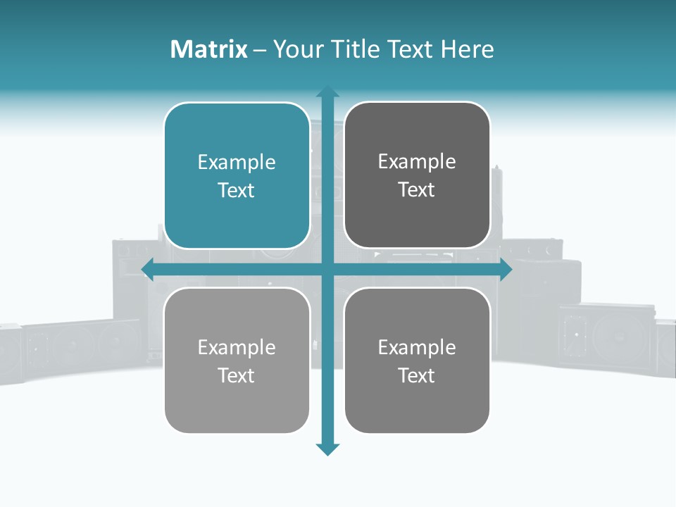 Mega White Background Box PowerPoint Template