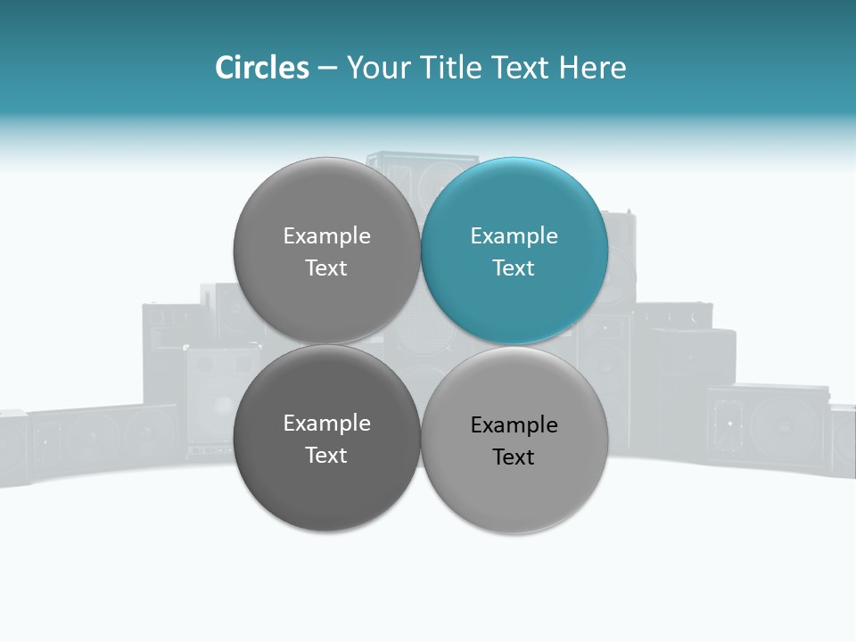 Mega White Background Box PowerPoint Template