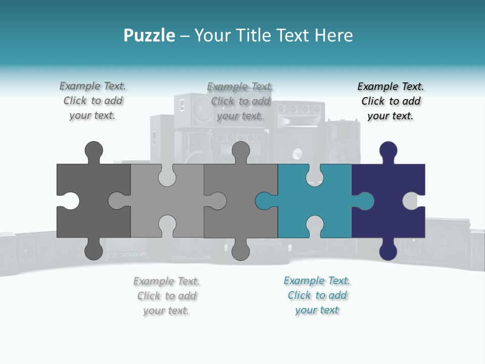 Mega White Background Box PowerPoint Template