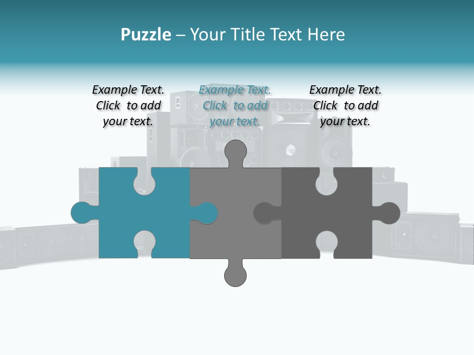 Mega White Background Box PowerPoint Template