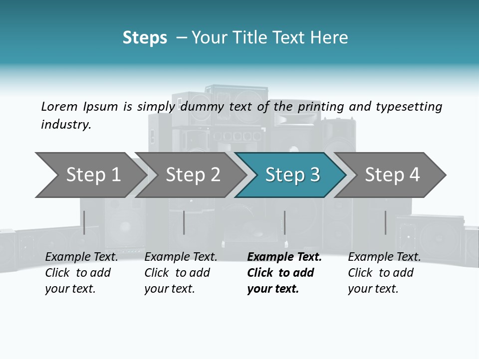 Mega White Background Box PowerPoint Template