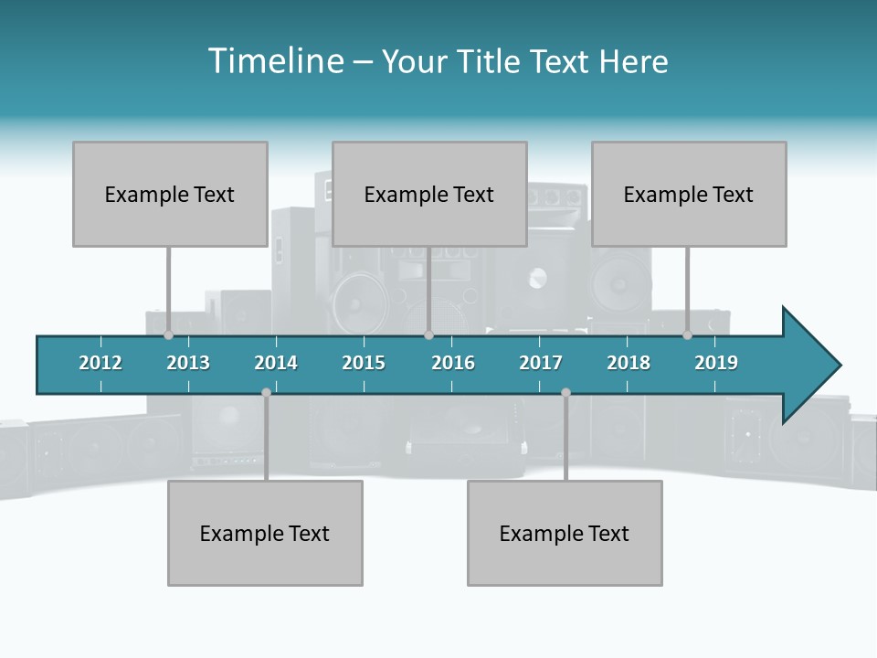 Mega White Background Box PowerPoint Template