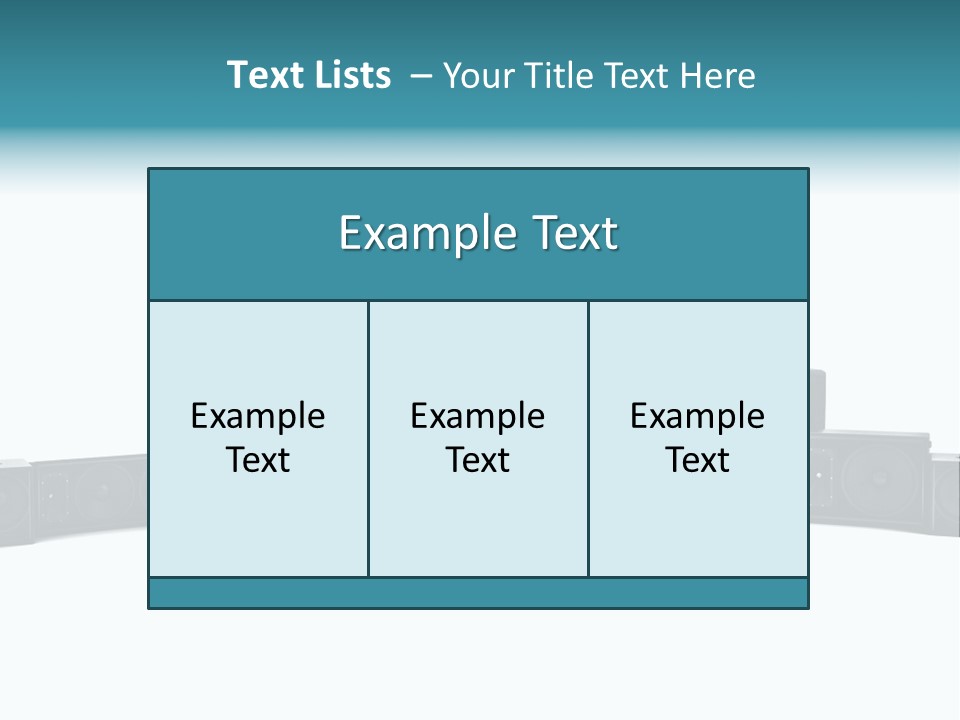Mega White Background Box PowerPoint Template