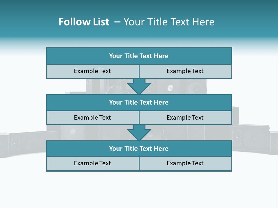 Mega White Background Box PowerPoint Template