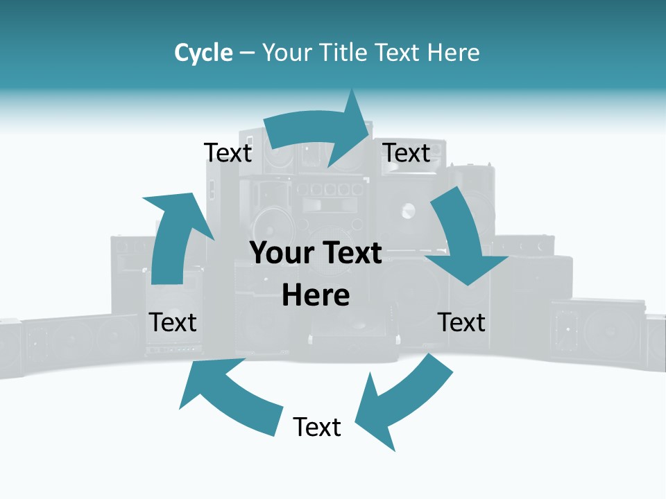 Mega White Background Box PowerPoint Template